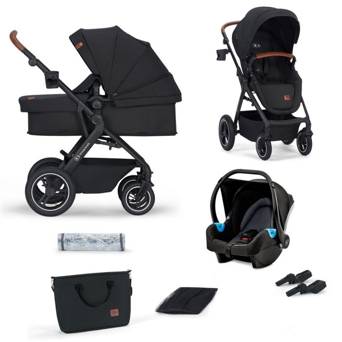 bizon voor Daar Kinderkraft Kinderwagen B-Tour 3 in 1 Zwart (incl. autostoel) - Kinderkraft combi  kinderwagen B-Tour | AutostoelStunter